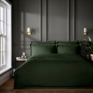Hotel Cotton Stripe 400 Thread Count Duvet Cover & Pillowcase Set