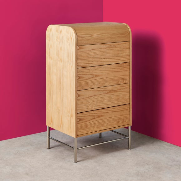 Yinka Ilori Half Log 5 Drawer Chest