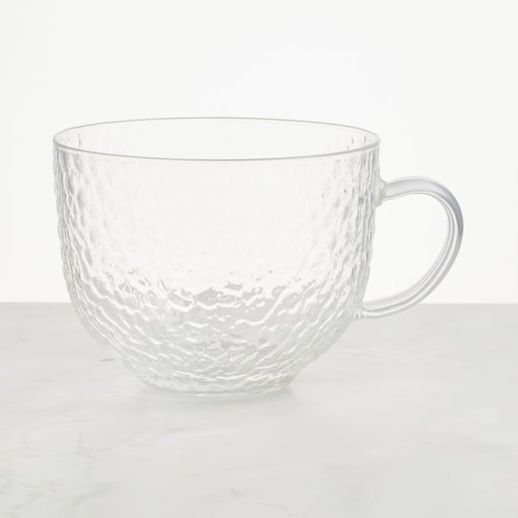 View Hammered Bulb Glass Mug View Hammered Bulb Glass Mug