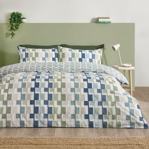 Catherine Lansfield Bryson Polycotton Duvet Cover & Pillowcase Set