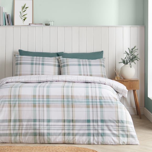 View Catherine Lansfield Cartmel Check Polycotton Duvet Cover & Pillowcase Set View Catherine Lansfield Cartmel Check Polycotton Duvet Cover & Pillowcase Set