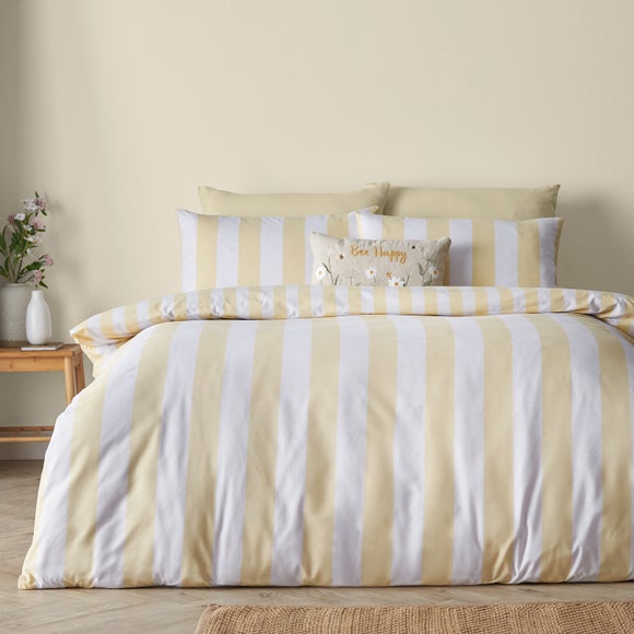 Catherine Lansfield Cove Stripe Duvet Cover and Pillowcase Set