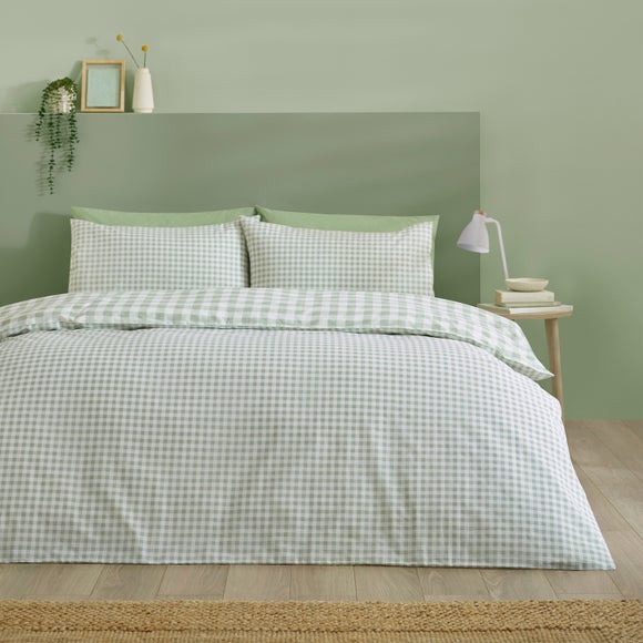 Click to view product details and reviews for Catherine Lansfield Bamford Gingham Check Polycotton Duvet Cover Pillowcase Set.