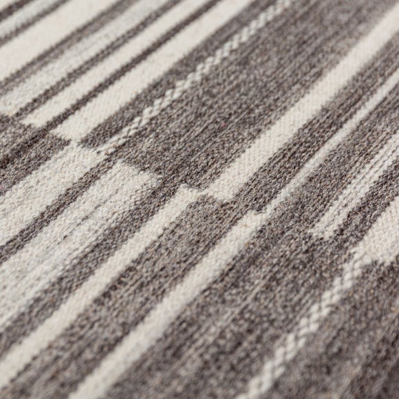 Photo 2 of Marlin Striped Geometric Wool Rug Photo 2 of Marlin Striped Geometric Wool Rug