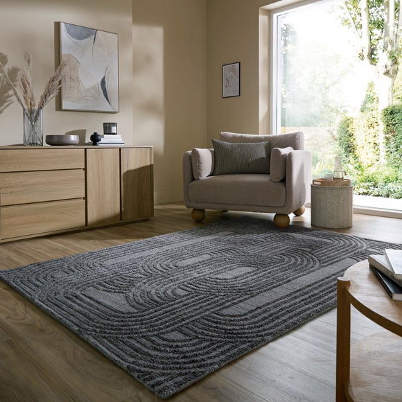 Interlock Geometric Rug