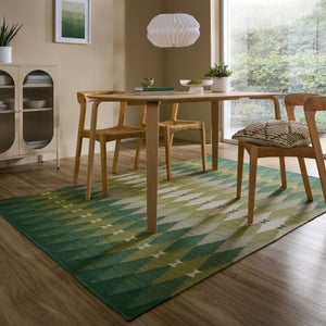 Zuno Geometric Diamond Wool Rug