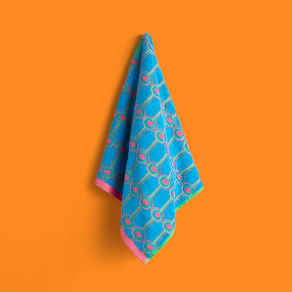 Yinka Ilori Symmetrical Stems Cotton Towel