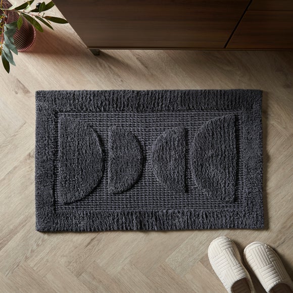 Lunar Geo Cotton Bath Mat