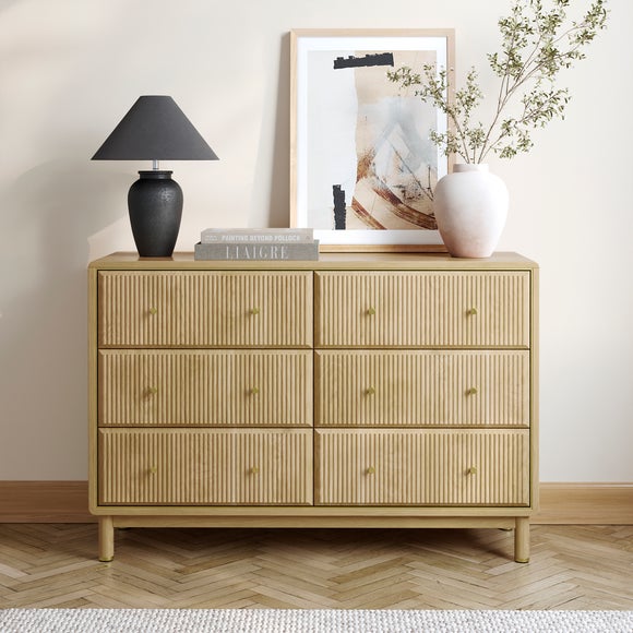 Daphne 6 Drawer Chest, Oak Effect