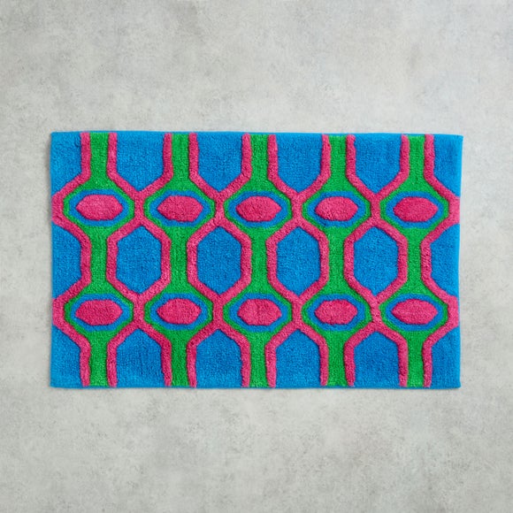 View Yinka Ilori Symmetrical Stems Bath Mat