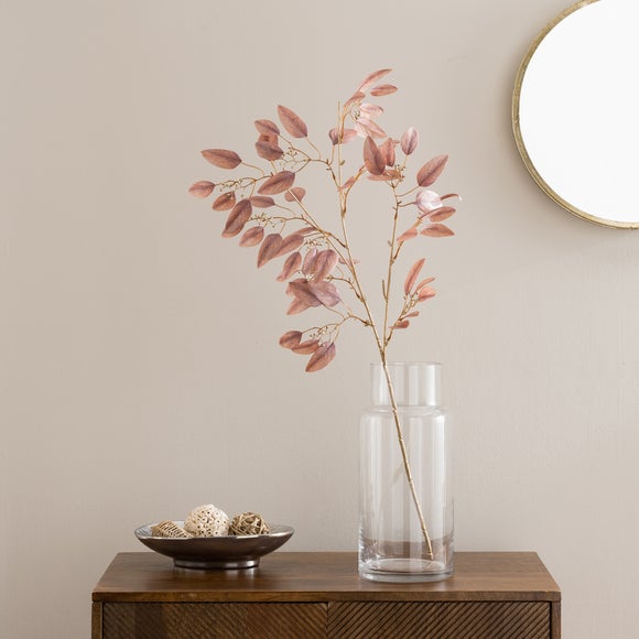 Artificial Brushed Metallic Leaf Spray