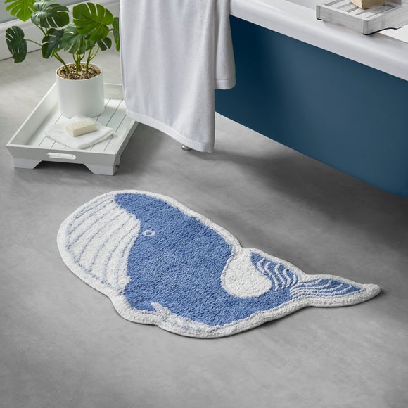 Webster Whale Shaped Bath Mat