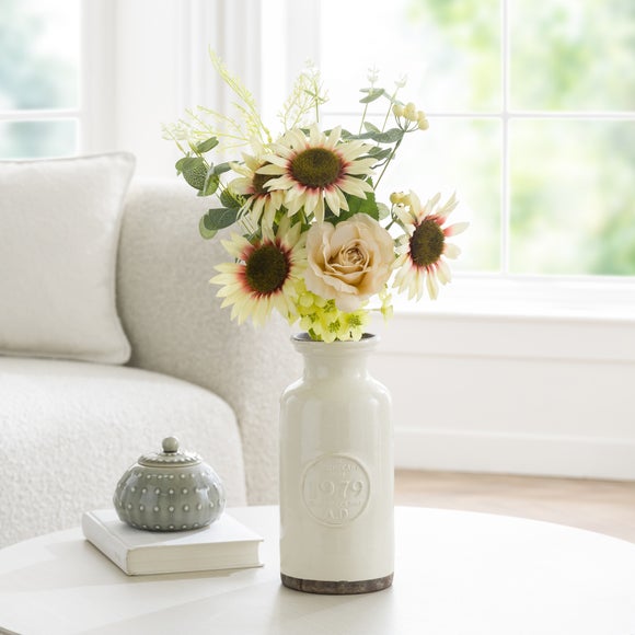 View Artificial Sunflower & Rose Bouquet View Artificial Sunflower & Rose Bouquet