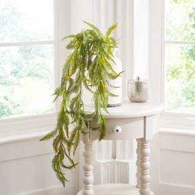 Artificial Trailing Boston Fern Spray