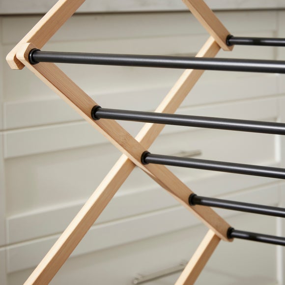 Concertina Bamboo Airer