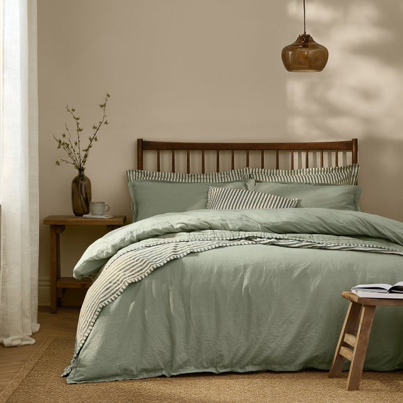 Yard Hebden Washed Cotton Duvet Cover & Pillowcase Set