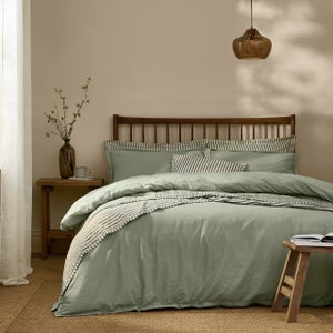 Yard Hebden Washed Cotton Duvet Cover & Pillowcase Set