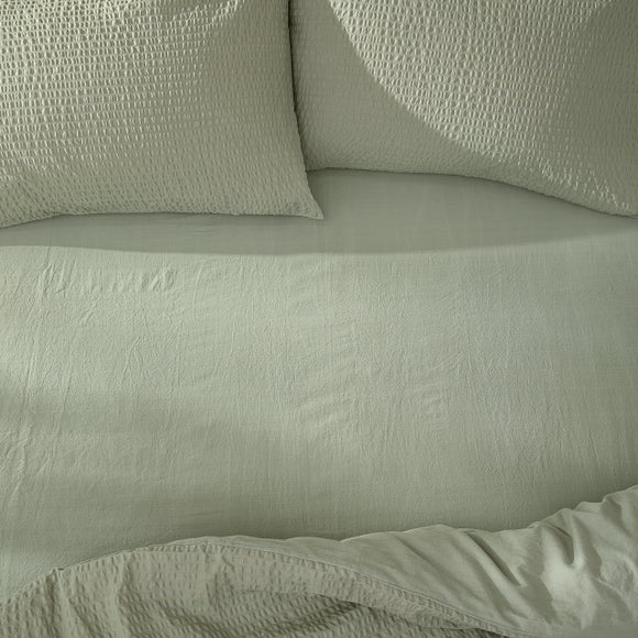 Yard Hebden Washed Cotton Fitted Sheet