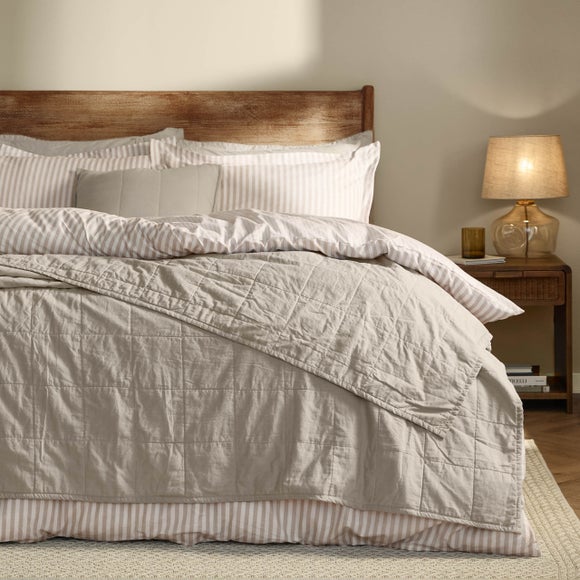 Yard Hebden Washed Cotton Bedspread
