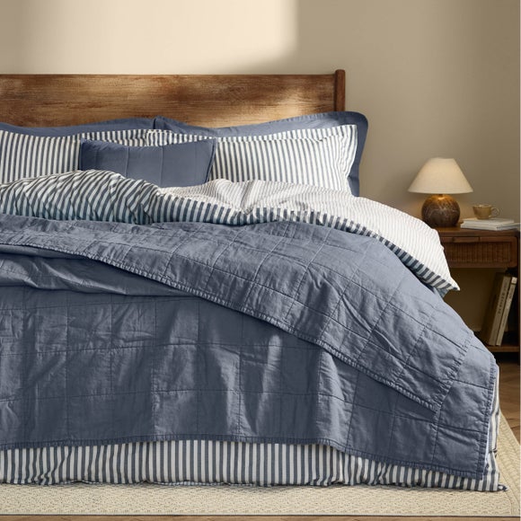 Yard Hebden Washed Cotton Bedspread