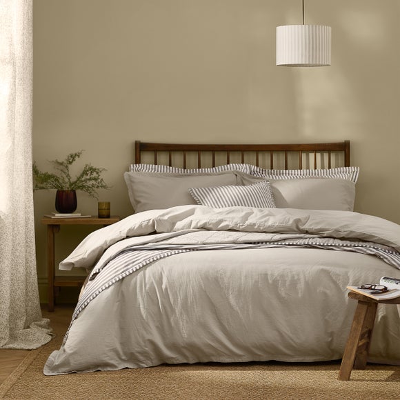 Yard Hebden Washed Cotton Duvet Cover & Pillowcase Set
