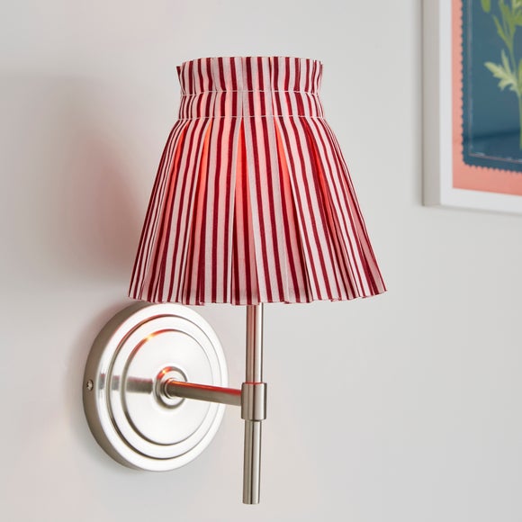 Pleated Stripe Easy Fit Lamp Shade