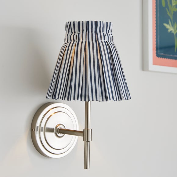 Pleated Stripe Easy Fit Lamp Shade