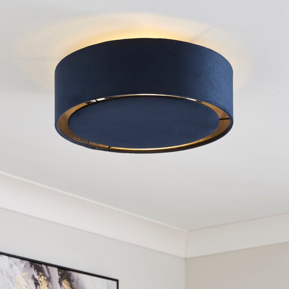 Nesa 2 Light Shallow Flush Ceiling Light