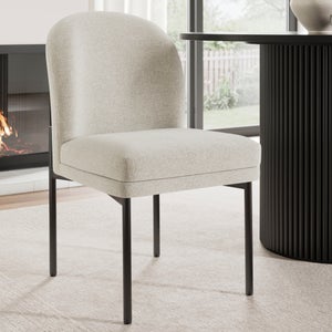 Carey Double Upholstered Dining Chair- Fabric
