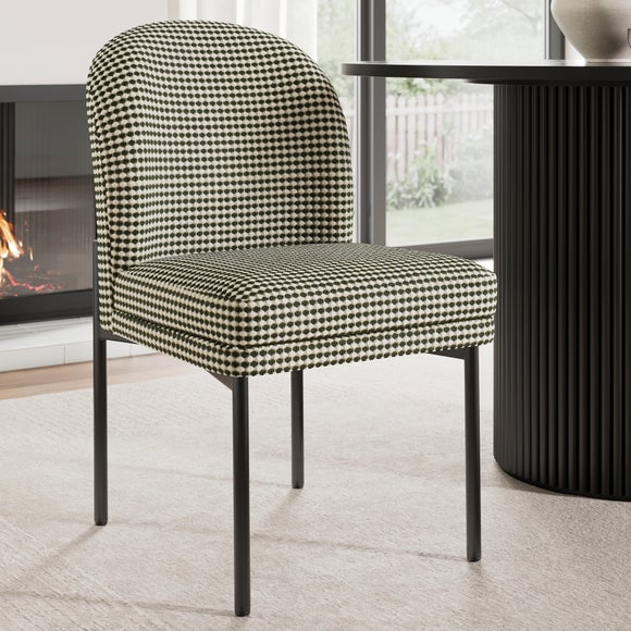View Carey Double Upholstered Dining Chair- Bobble Chenille View Carey Double Upholstered Dining Chair- Bobble Chenille