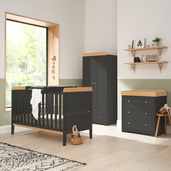 Return - Tutti Bambini Rio 3 Piece Nursery Furniture Set, Slate