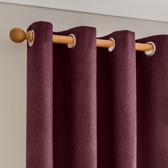 Luna Brushed Eyelet Curtains (Blackout Available)
