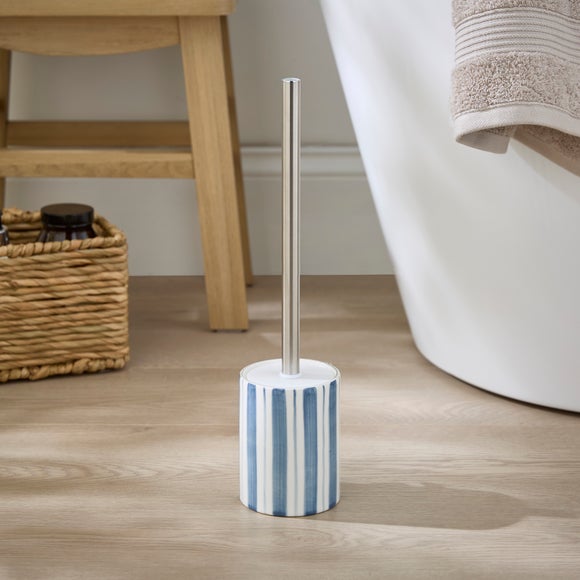 Coastal Stripe Toilet Brush