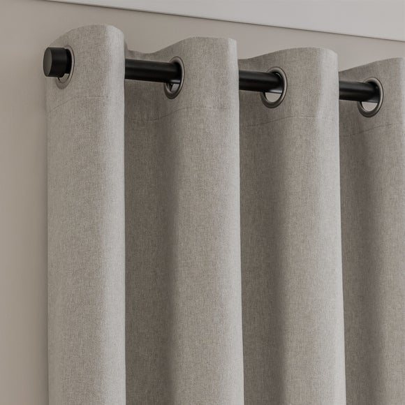 Luna Brushed Eyelet Curtains (Blackout Available)