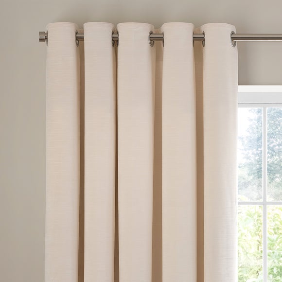 Shimmer Velour Eyelet Curtains