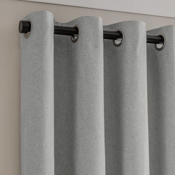 Luna Brushed Eyelet Curtains (Blackout Available)