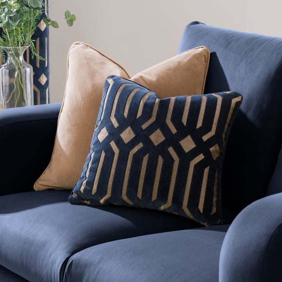 Luxe Deco Cut Velvet Cushion