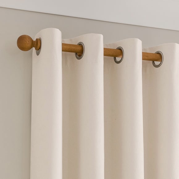 Luna Brushed Eyelet Curtains (Blackout Available)