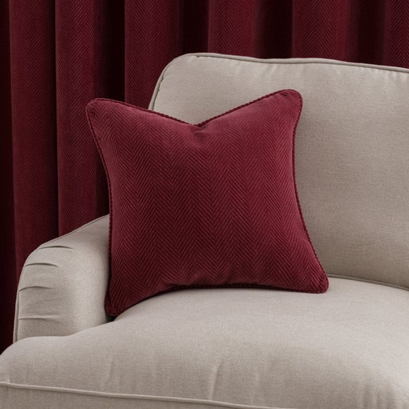 Soft Chenille Herringbone Cushion