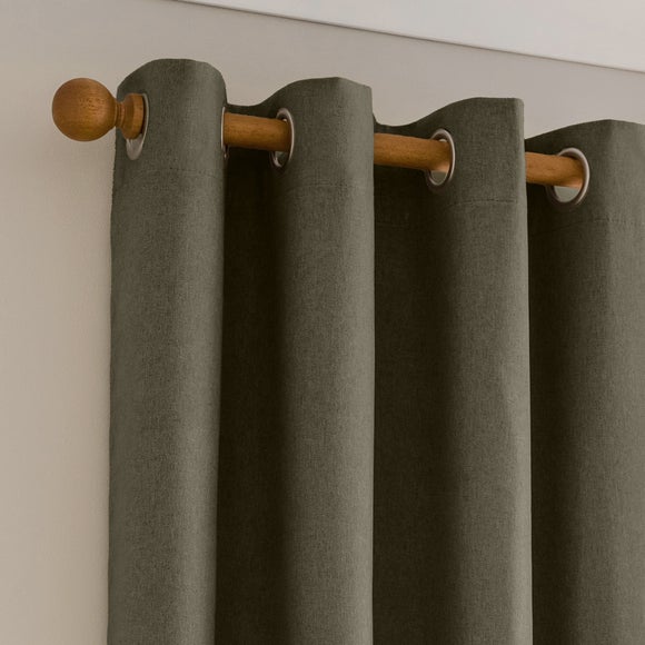 Luna Brushed Eyelet Curtains (Blackout Available)
