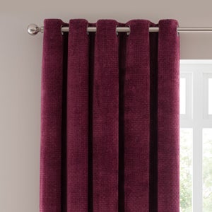 Alayna Chenille Eyelet Curtains -blackout Thermal Available-