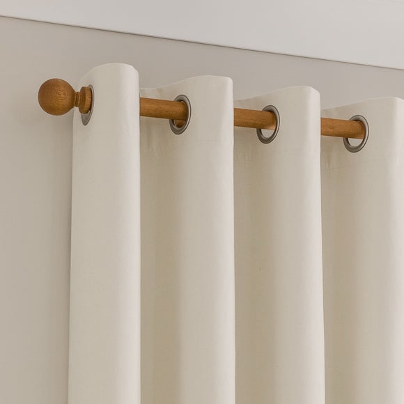 Luna Brushed Eyelet Curtains (Blackout Available)