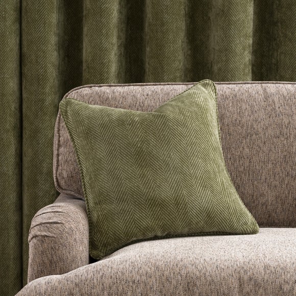 Soft Chenille Herringbone Cushion