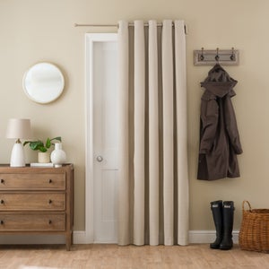 Zodiac Blackout Eyelet Door Curtain