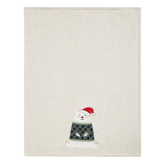 Polar Bear Tea Towel