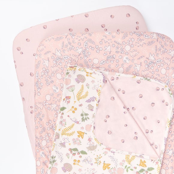 Tutti Bambini Set of 2 Tiny Tails Bedside Crib Starter Pack