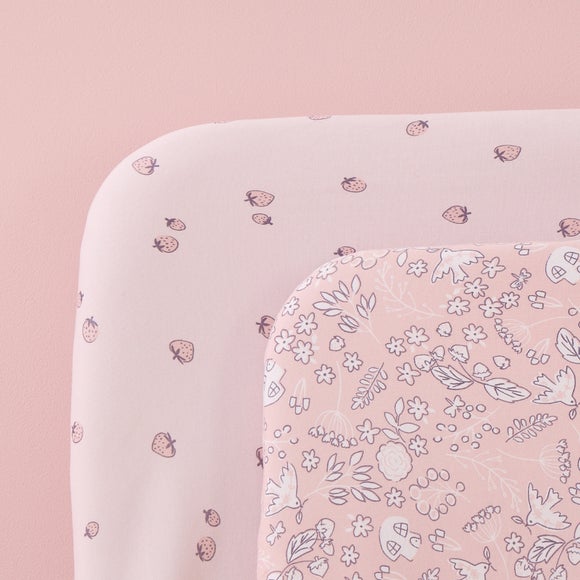 Tutti Bambini Pack of 2 Tiny Tails Fitted Sheets