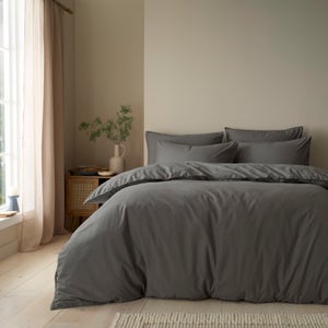 Soft Washed Cotton Duvet Cover & Pillowcase Set