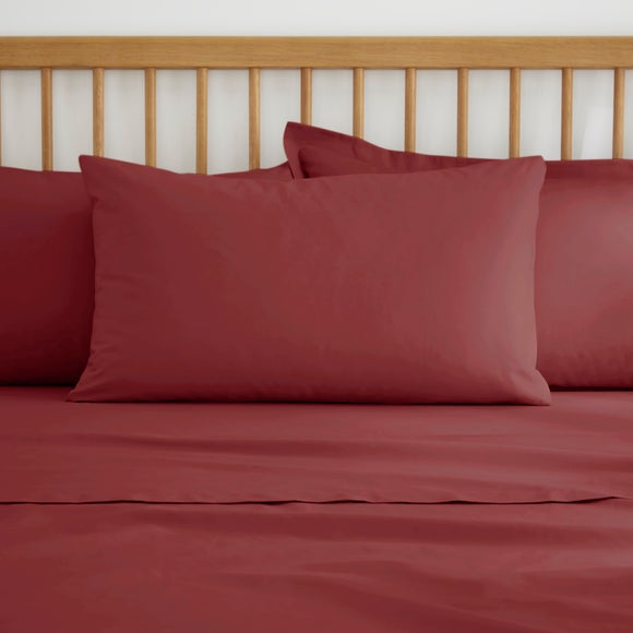 View Pure Cotton Large Standard Pillowcase Pair View Pure Cotton Large Standard Pillowcase Pair