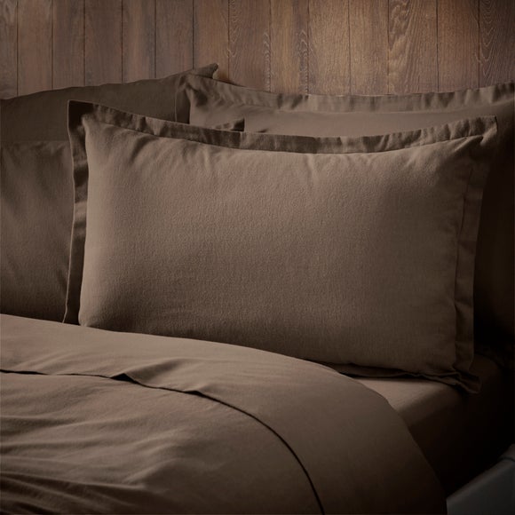 Soft & Cosy Luxury 100% Brushed Cotton Oxford Pillowcase